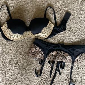 Victoria Secret Bra & Garter